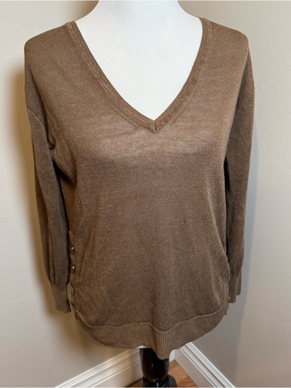 J Crew Linen blend sweater xs